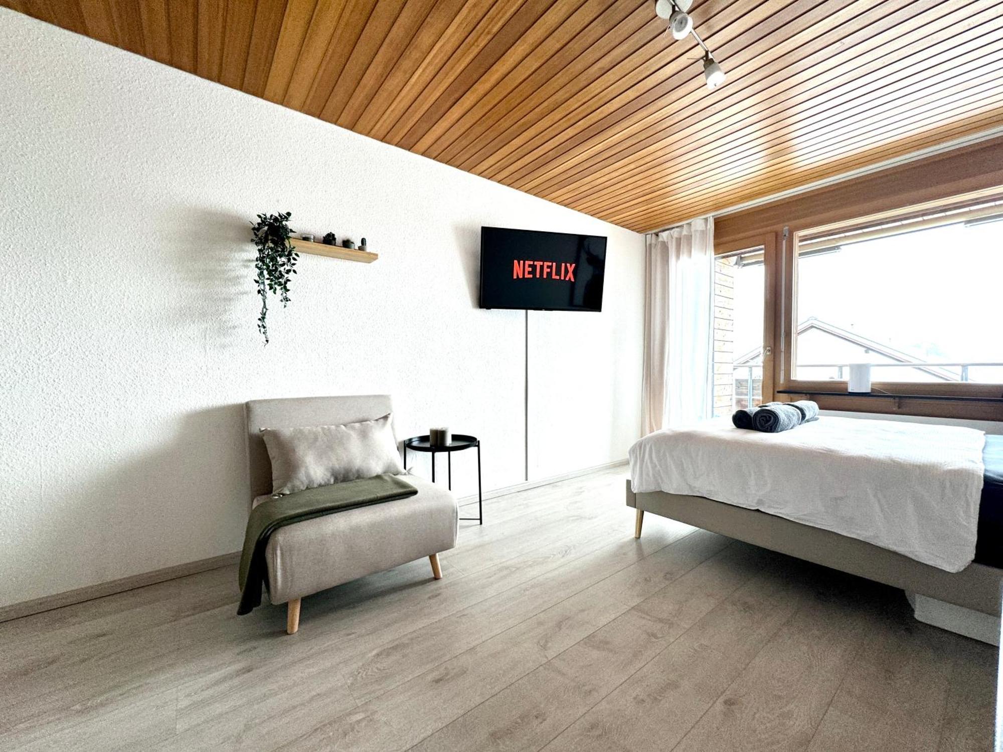 Studio Mit See- Und Bergblick 락스 외부 사진