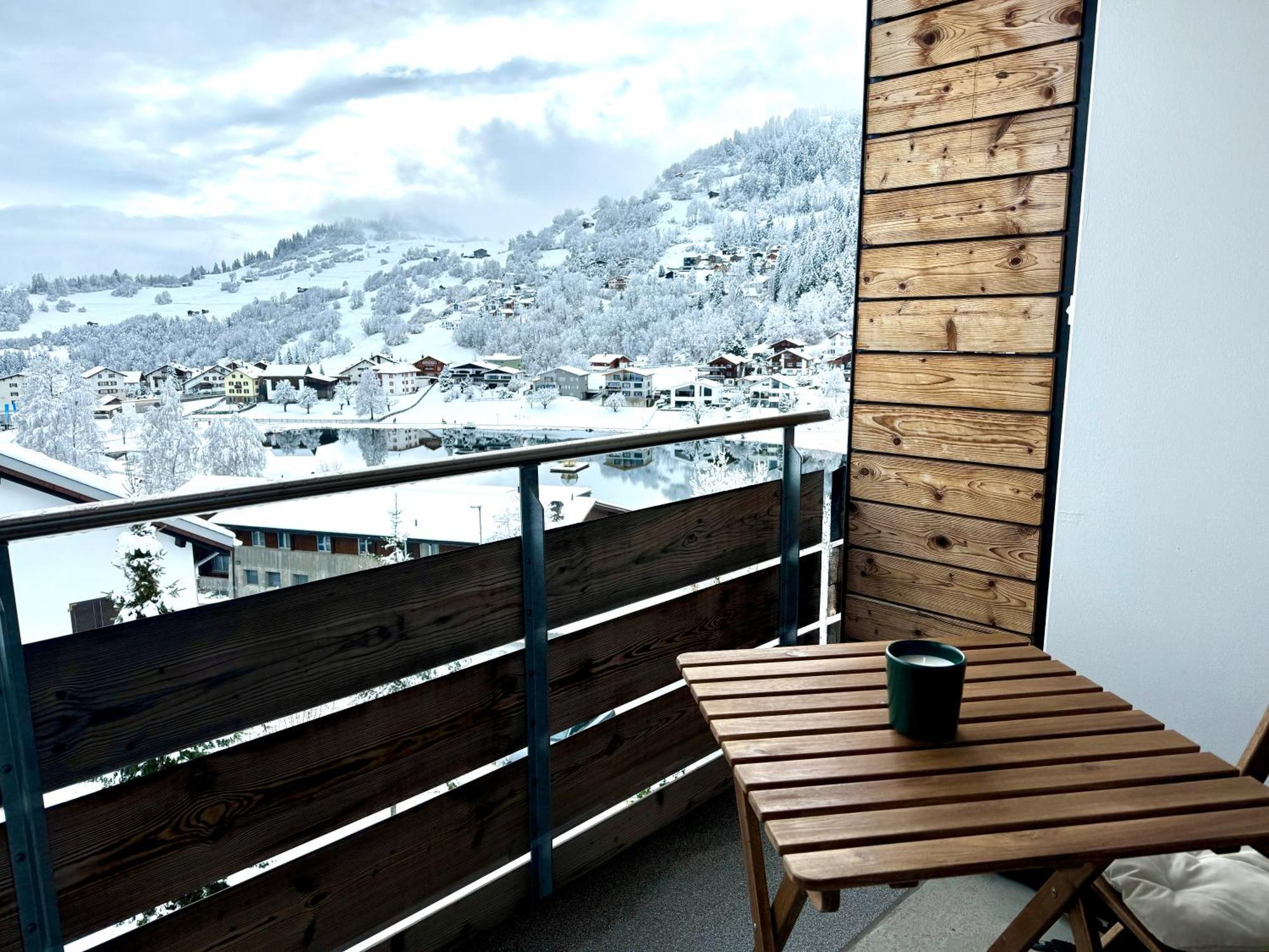 Studio Mit See- Und Bergblick 락스 외부 사진